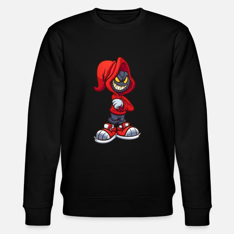 Little Devil - Stanley/Stella Unisex Bio-Sweatshirt CHANGER  - Schwarz
