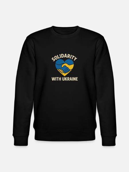 Solidarité avec l’Ukraine - Sweat bio CHANGER Stanley/Stella Unisexe - noir