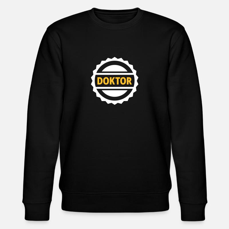 Doktor - Stanley/Stella Unisex Bio-Sweatshirt CHANGER  - Schwarz