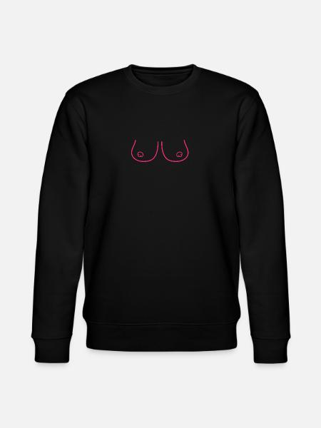Breasts Sexy - sexy breasts - Stanley/Stella CHANGER Unisex Organic Sweatshirt - black