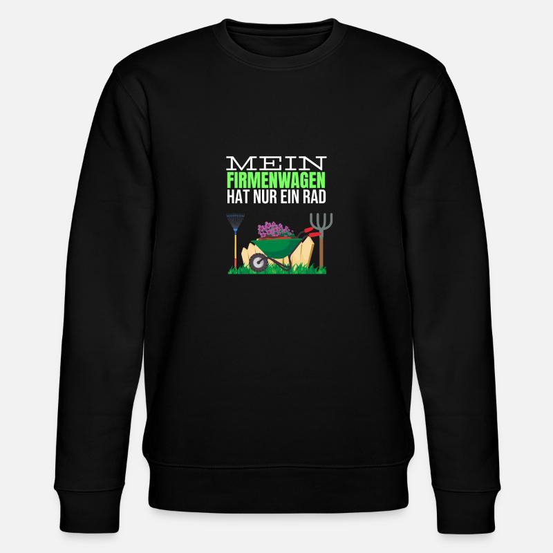 Gärtner - Stanley/Stella Unisex Bio-Sweatshirt CHANGER  - Schwarz