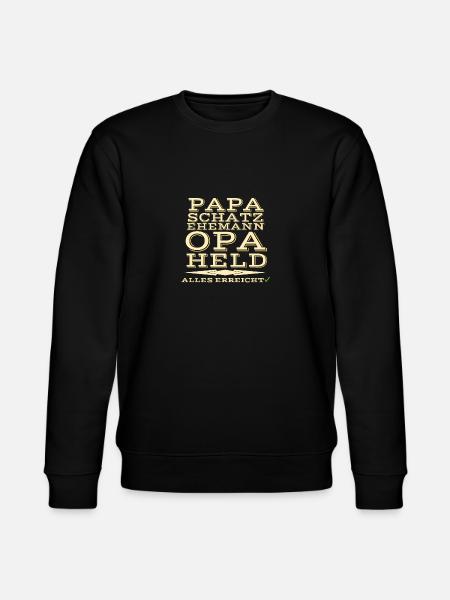 Opa Held - Stanley/Stella Unisex Bio-Sweatshirt CHANGER - Schwarz