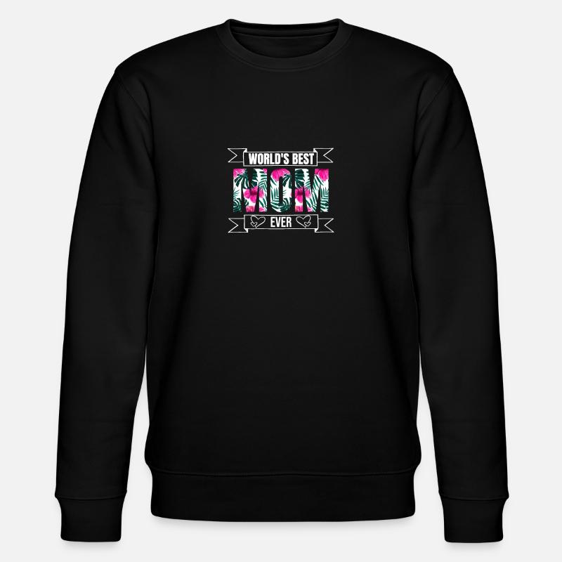 Mom - Stanley/Stella CHANGER Unisex Organic Sweatshirt - black