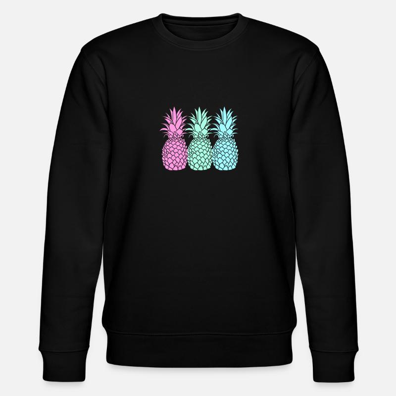 Ananas - Sweat bio CHANGER Stanley/Stella Unisexe - noir