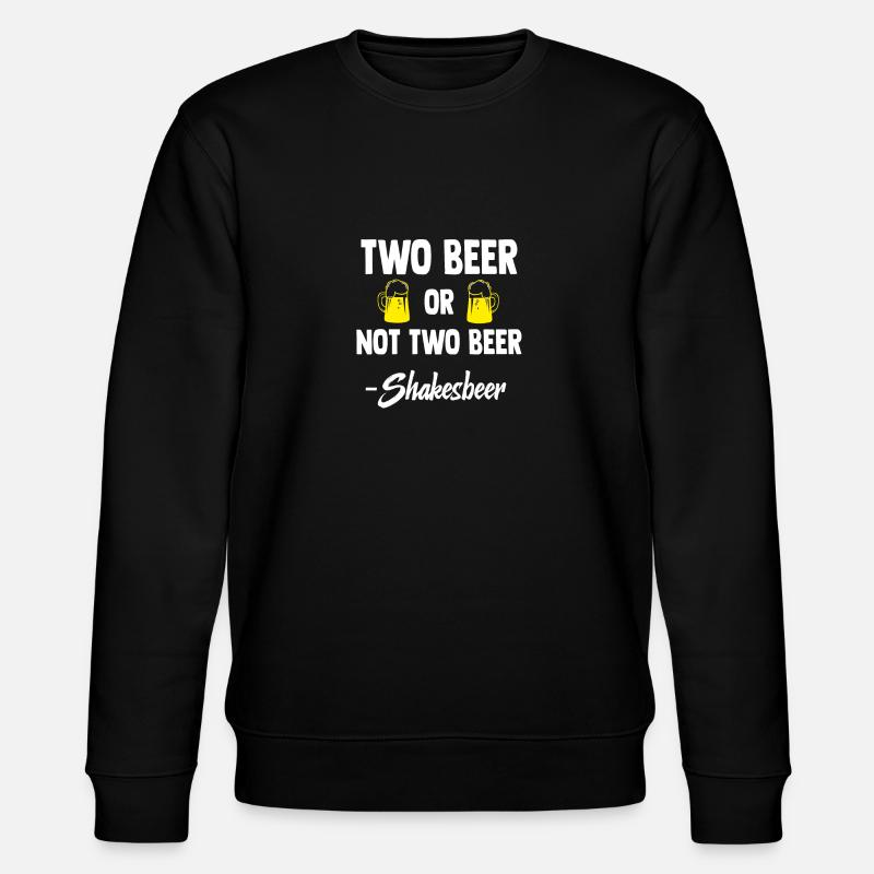 Bier Beer - Stanley/Stella Unisex Bio-Sweatshirt CHANGER  - Schwarz
