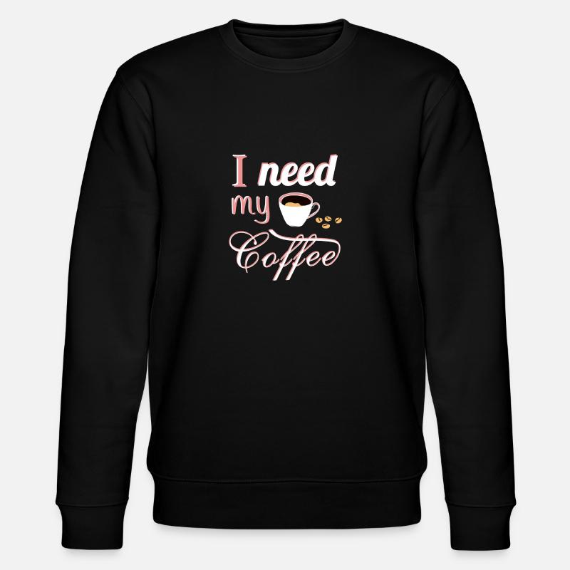 Café café - Sweat bio CHANGER Stanley/Stella Unisexe - noir