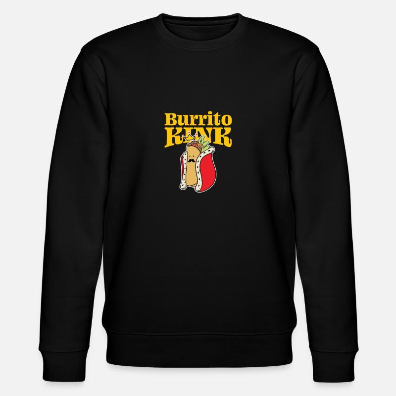 Burrito-König - Stanley/Stella Unisex Bio-Sweatshirt CHANGER  - Schwarz