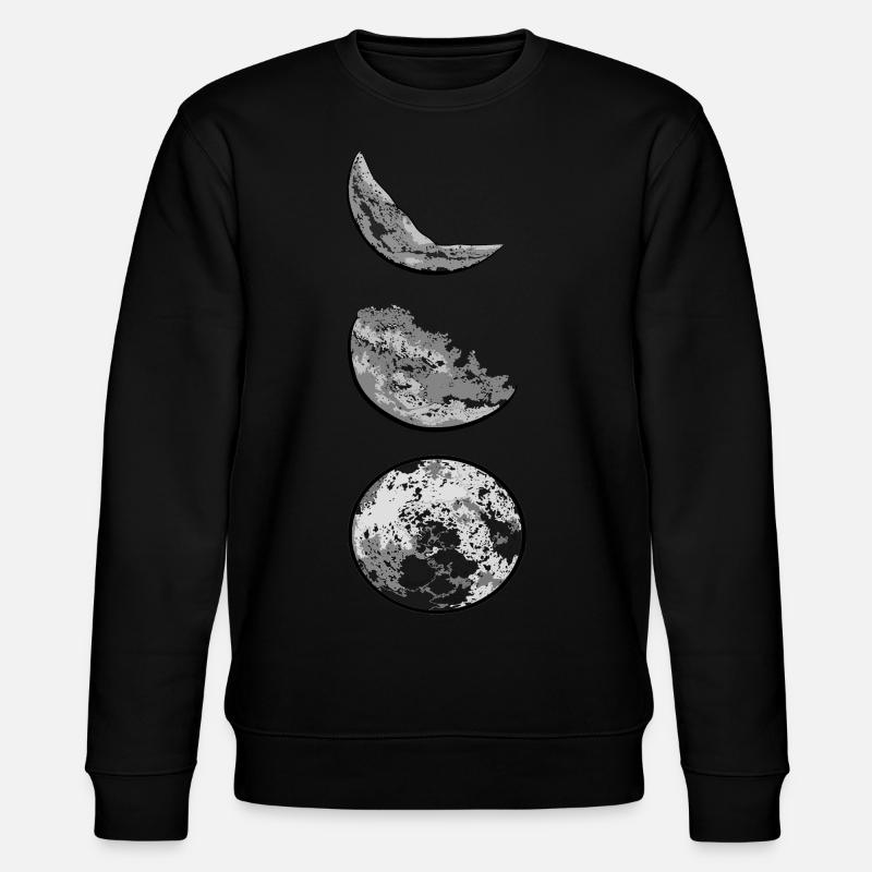 phases de lune - Sweat bio CHANGER Stanley/Stella Unisexe - noir