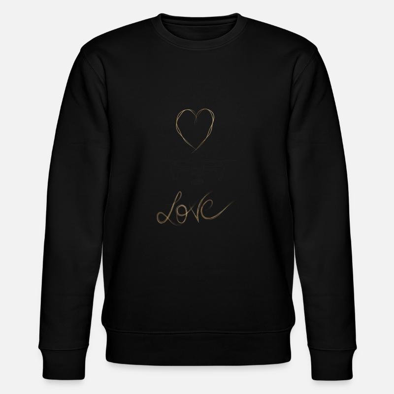 Drone d’amour - Sweat bio CHANGER Stanley/Stella Unisexe - noir