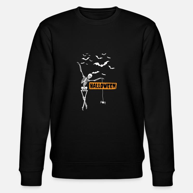 Happy Halloween - Stanley/Stella Unisex Bio-Sweatshirt CHANGER  - Schwarz