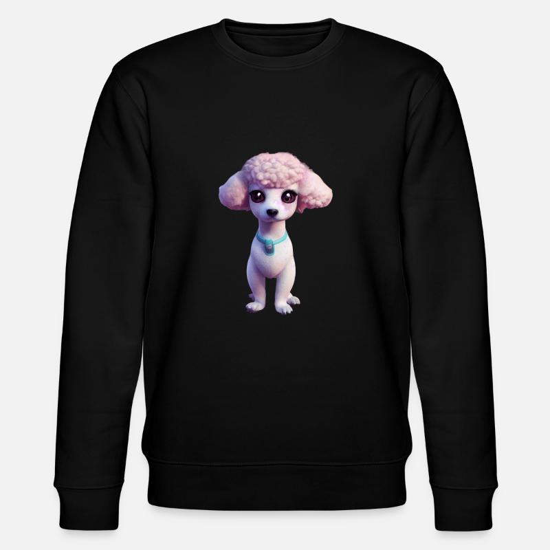 Caniche Dog - Caniche - Sweat bio CHANGER Stanley/Stella Unisexe - noir