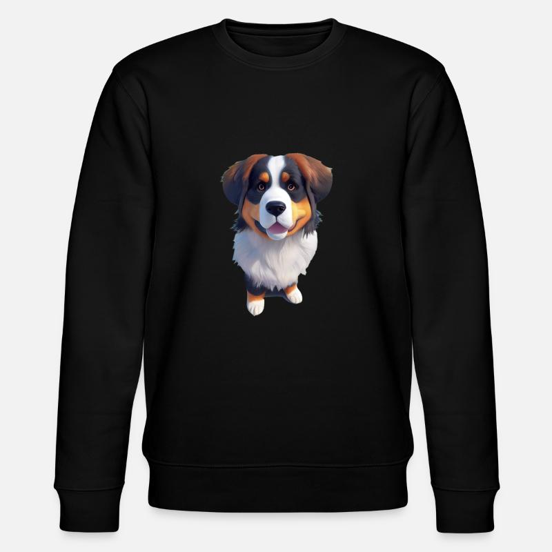 Australian Shepherd Hund - Australian Shepherd - Stanley/Stella Unisex Bio-Sweatshirt CHANGER  - Schwarz