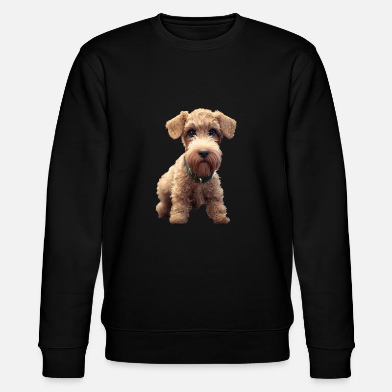 Airedale Terrier Hund - Airedale Terrier - Stanley/Stella Unisex Bio-Sweatshirt CHANGER  - Schwarz