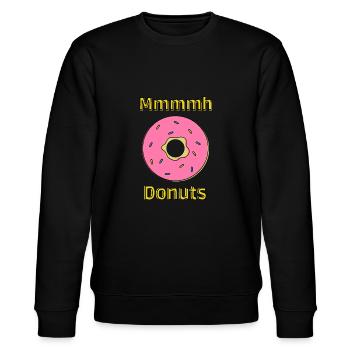 Donuts - Sweat bio CHANGER Stanley/Stella Unisexe - noir - Devant - Nik (191cm) & Marisol (170cm)