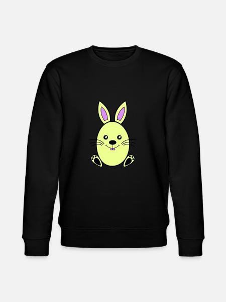 Easter Bunny - Stanley/Stella CHANGER Unisex Organic Sweatshirt - black