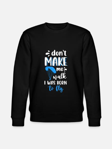 Parachute Hang Glider - Stanley/Stella CHANGER Unisex Organic Sweatshirt - black