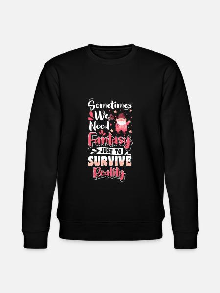 Pointed cap garden cute - Stanley/Stella CHANGER Unisex Organic Sweatshirt - black