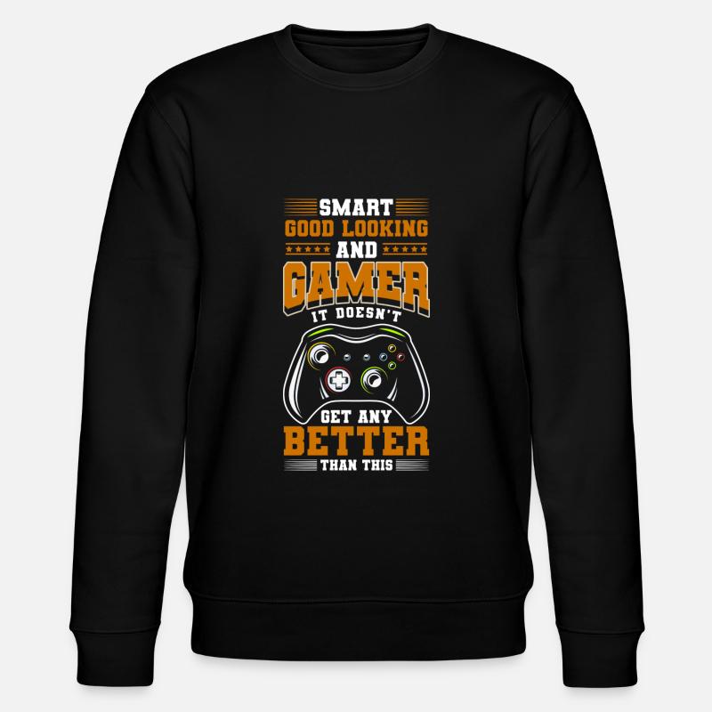 E-Sports Console Computer Games - Stanley/Stella CHANGER Unisex Organic Sweatshirt - black