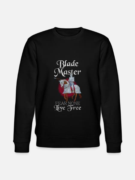 Medieval Knight's Cross - Stanley/Stella CHANGER Unisex Organic Sweatshirt - black