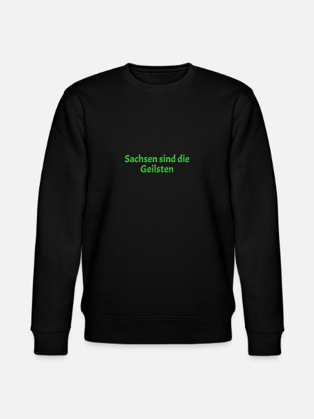 Geilste Sachsen - Stanley/Stella Unisex Bio-Sweatshirt CHANGER  - Schwarz