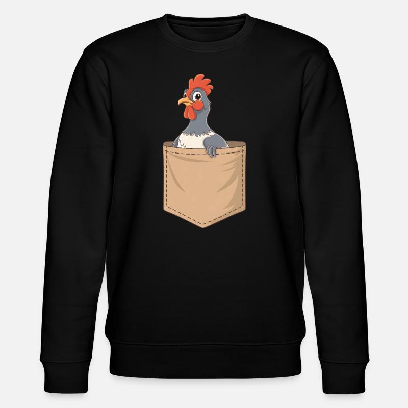 Auerhahn - Stanley/Stella Unisex Bio-Sweatshirt CHANGER  - Schwarz