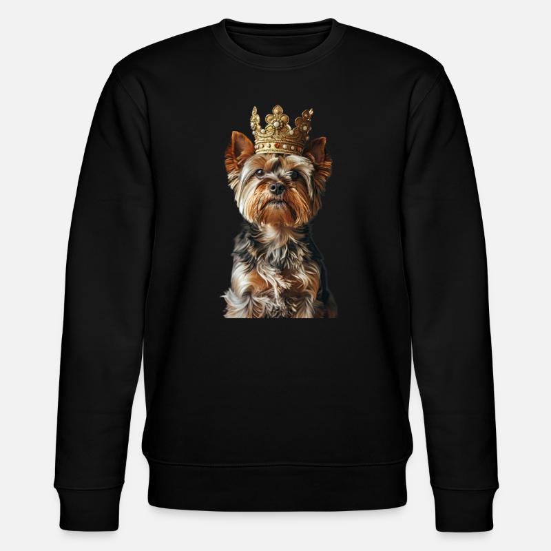 Yorkshire Terrier - Stanley/Stella Unisex Bio-Sweatshirt CHANGER  - Schwarz