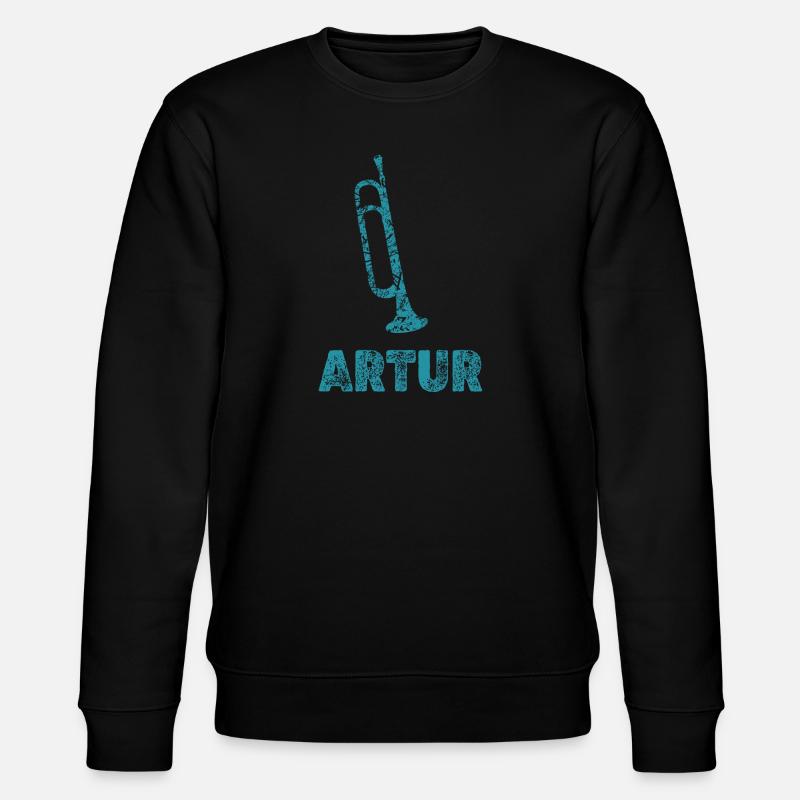 Blasmusik Artur - Stanley/Stella Unisex Bio-Sweatshirt CHANGER  - Schwarz