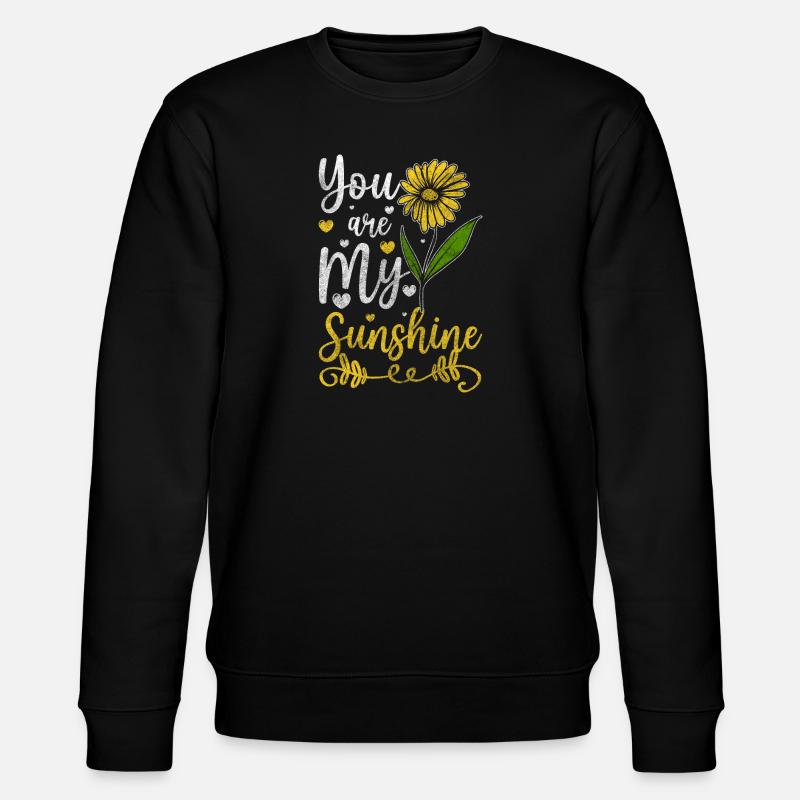 Nature Odeur Amour Saint Valentin - Sweat bio CHANGER Stanley/Stella Unisexe - noir
