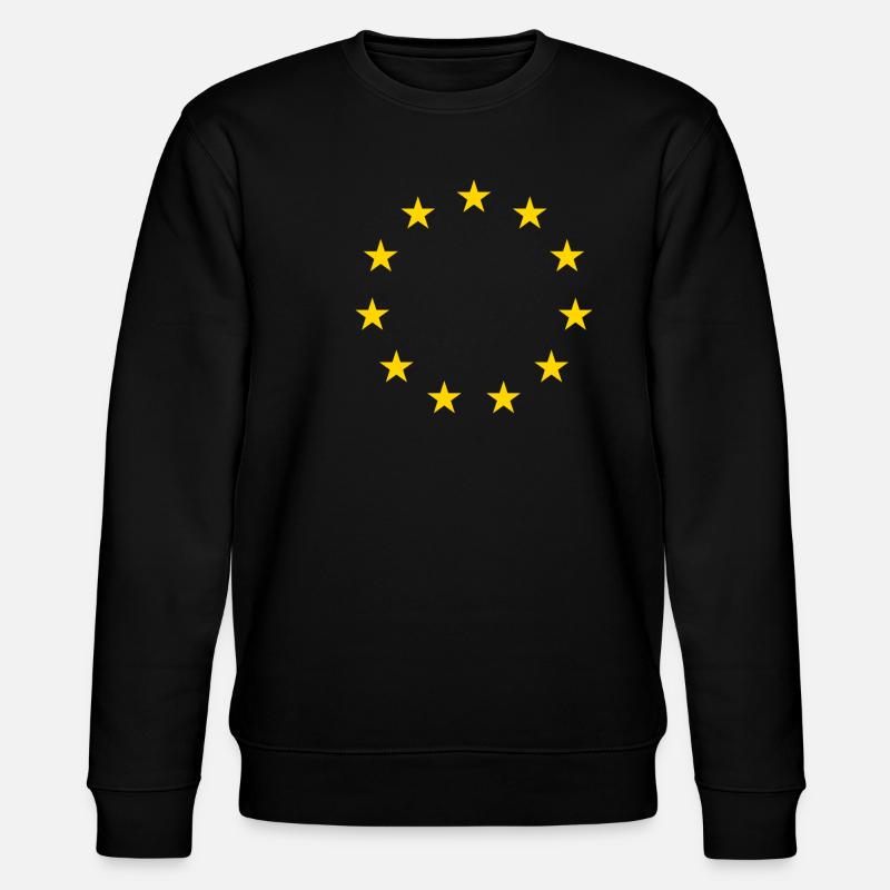 Drapeau pro-UE de l’Europe - Sweat bio CHANGER Stanley/Stella Unisexe - noir