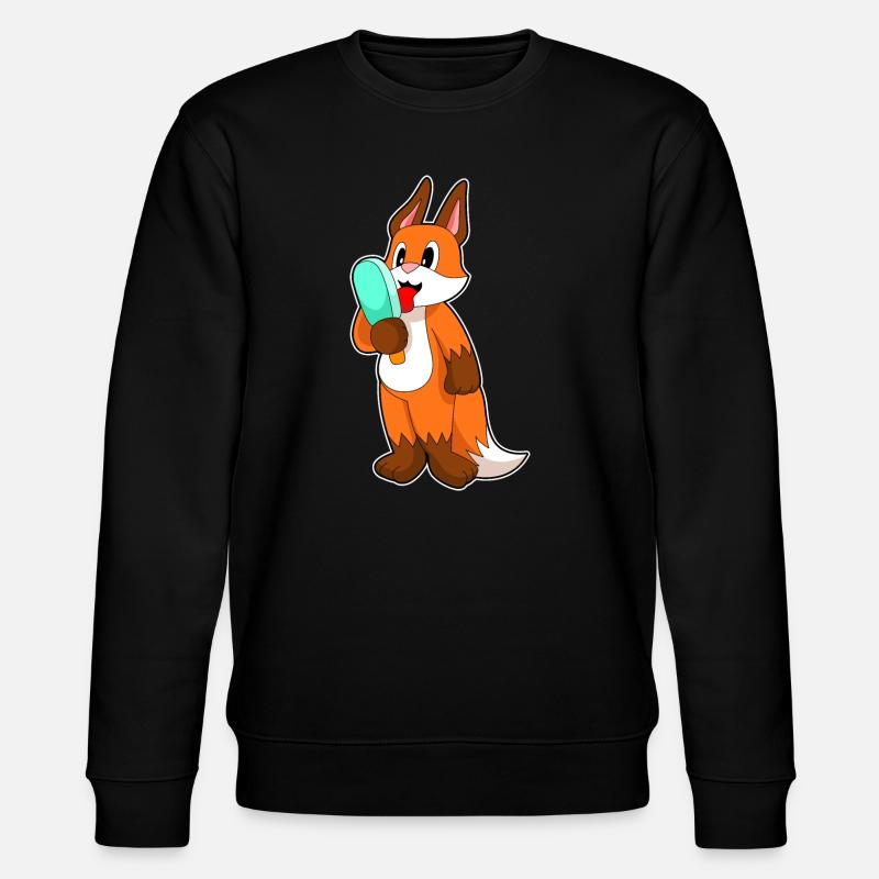 Fox popsicles - Stanley/Stella CHANGER Unisex Organic Sweatshirt - black