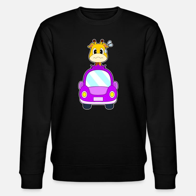 Voiture Girafe - Sweat bio CHANGER Stanley/Stella Unisexe - noir