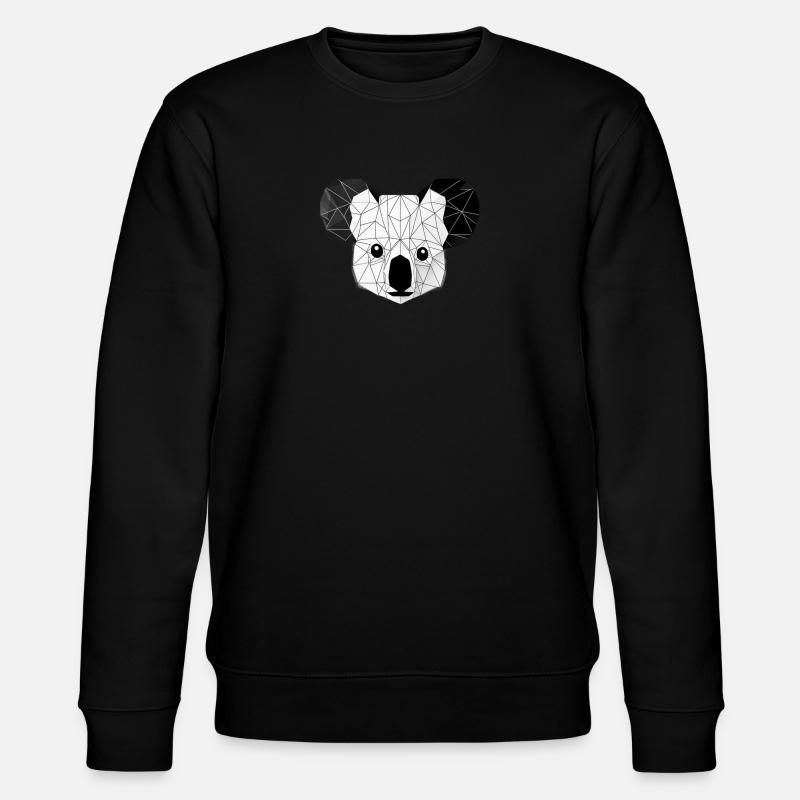 Koala - Stanley/Stella Unisex Bio-Sweatshirt CHANGER  - Schwarz