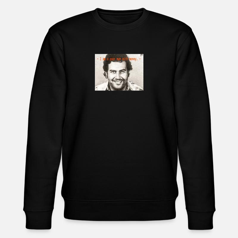 Pablo Escobar - Stanley/Stella Unisex Bio-Sweatshirt CHANGER  - Schwarz