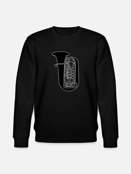 TUBA brass 2 - Stanley/Stella CHANGER Unisex Organic Sweatshirt - black