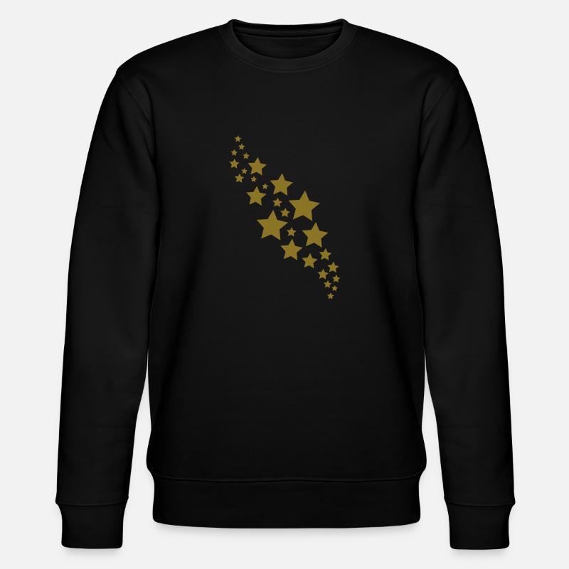 Sterne - Stanley/Stella Unisex Bio-Sweatshirt CHANGER  - Schwarz