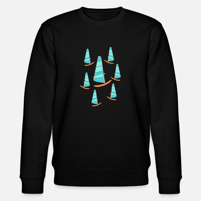 Windsurfing - Stanley/Stella Unisex Bio-Sweatshirt CHANGER  - Schwarz