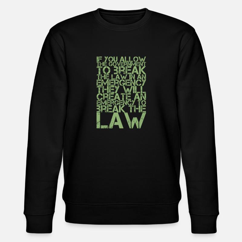 Notfall-Tyrannei - Stanley/Stella Unisex Bio-Sweatshirt CHANGER  - Schwarz