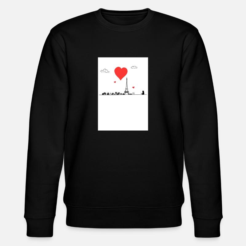 portrait de chat - Sweat bio CHANGER Stanley/Stella Unisexe - noir
