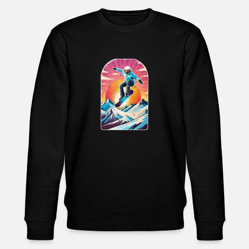 snowboard neige et ski - Sweat bio CHANGER Stanley/Stella Unisexe - noir