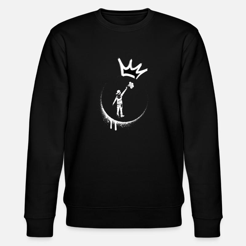 Graffiti - Roi - Sweat bio CHANGER Stanley/Stella Unisexe - noir