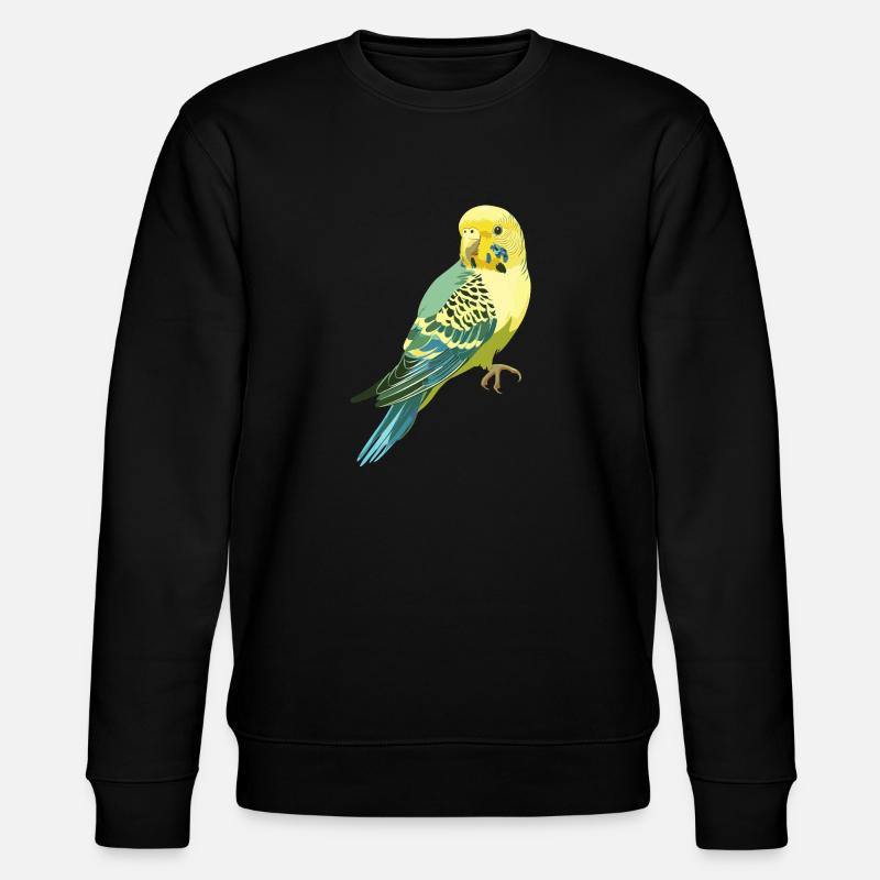 Perruche ondulée - Sweat bio CHANGER Stanley/Stella Unisexe - noir