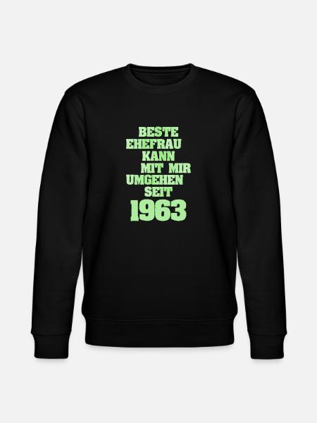 1963 - Stanley/Stella CHANGER Unisex Organic Sweatshirt - black