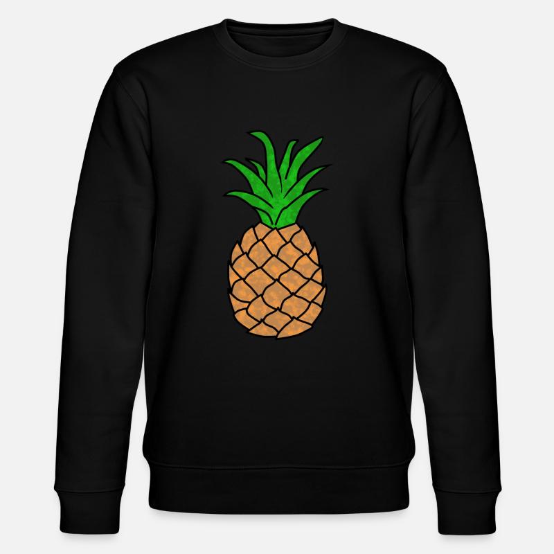 Dessin d’Ananas - Sweat bio CHANGER Stanley/Stella Unisexe - noir