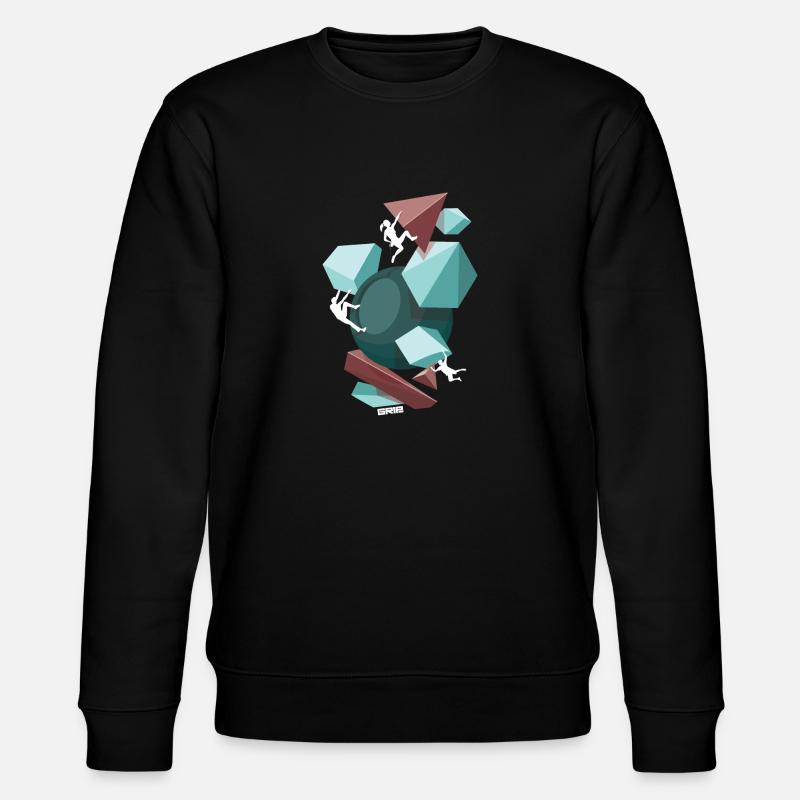 Spaß-Team - Stanley/Stella Unisex Bio-Sweatshirt CHANGER  - Schwarz