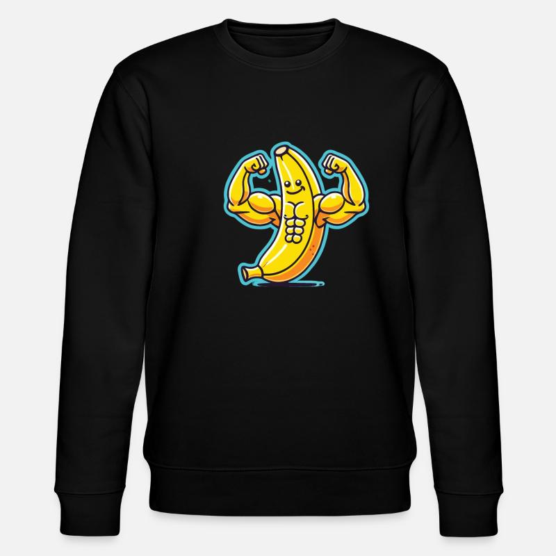 Früchtchen - Stanley/Stella Unisex Bio-Sweatshirt CHANGER  - Schwarz