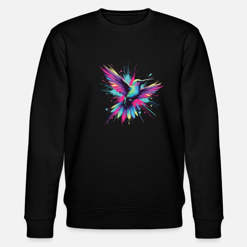 Exotisch - Stanley/Stella Unisex Bio-Sweatshirt CHANGER  - Schwarz