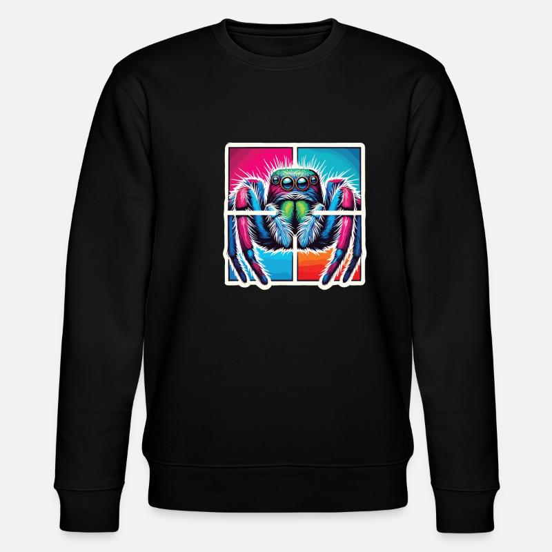 Spinne - Stanley/Stella Unisex Bio-Sweatshirt CHANGER  - Schwarz