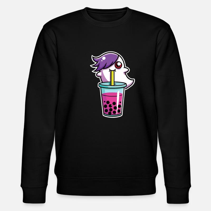 Bubble Tea - Stanley/Stella Unisex Bio-Sweatshirt CHANGER  - Schwarz