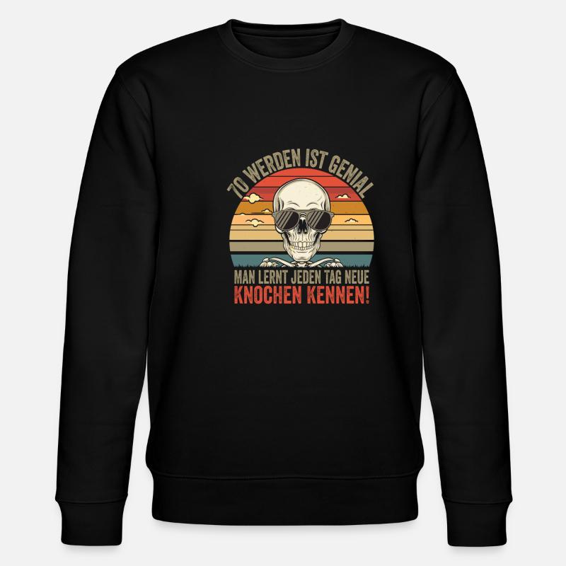 70e anniversaire - Sweat bio CHANGER Stanley/Stella Unisexe - noir