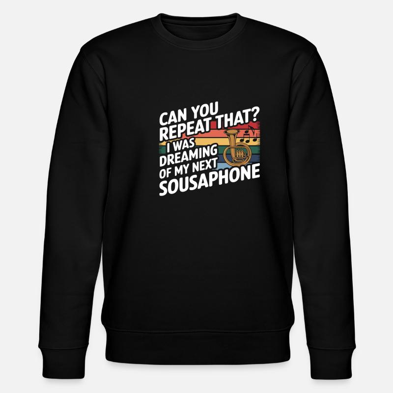 Sousaphone - Stanley/Stella Unisex Bio-Sweatshirt CHANGER  - Schwarz